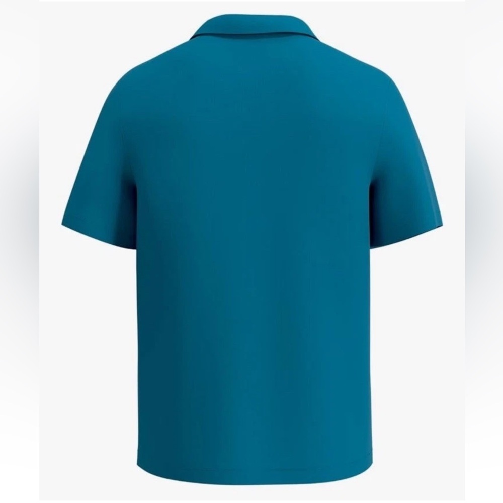 Lucky Paradise Bowling Shirt 2X Teal Gray Atomic Boomerang Retro Rockabilly USA - Picture 2 of 6